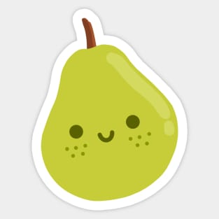 Happy pear Sticker